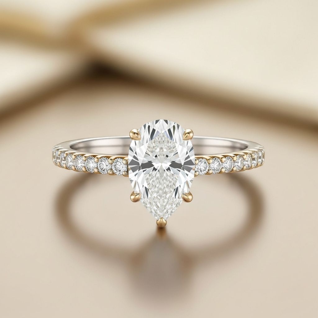 Pear Shape Diamond Ring