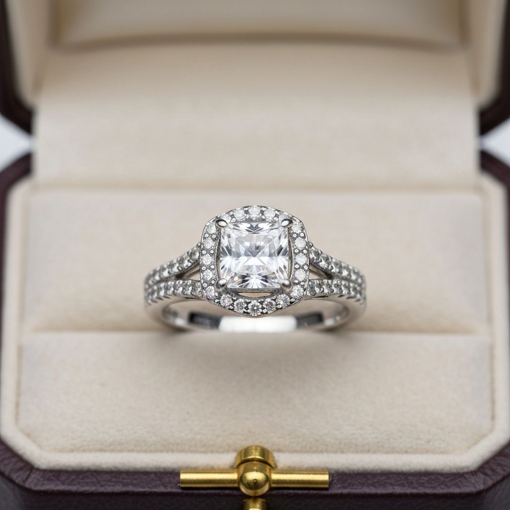 Princess Cut Solitaire